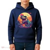 Trex Dinosaur Kids Hoodie thumb 4