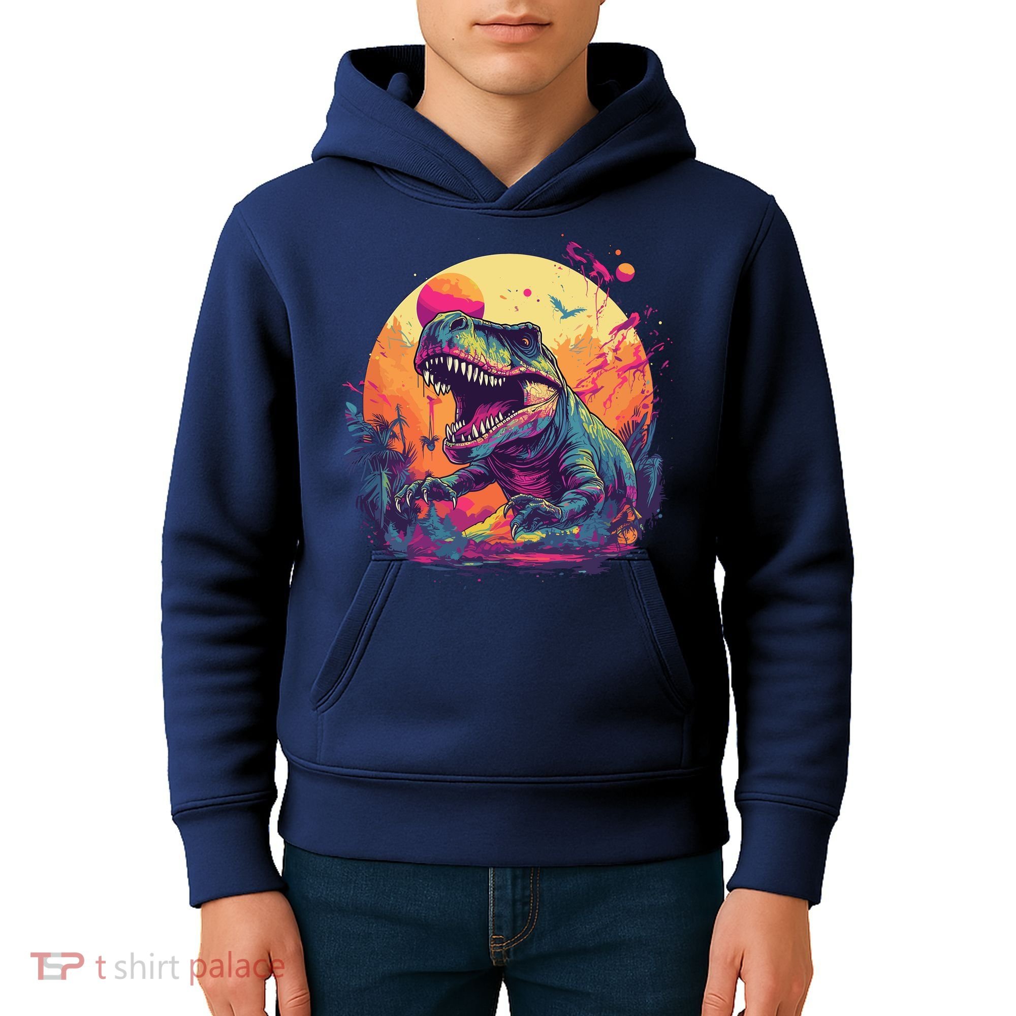Trex Dinosaur Kids Hoodie