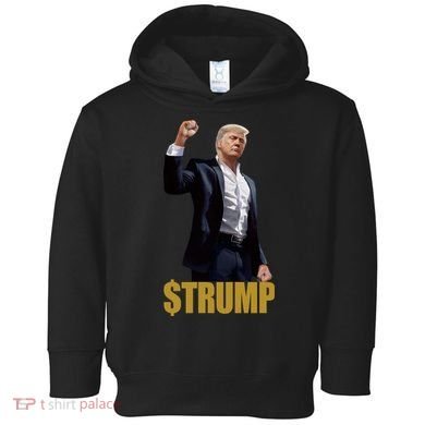 $Trump Donald Trump Meme Coin Crypto Toddler Hoodie