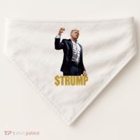 $Trump Donald Trump Meme Coin Crypto USA-Made Doggie Bandana thumb 0