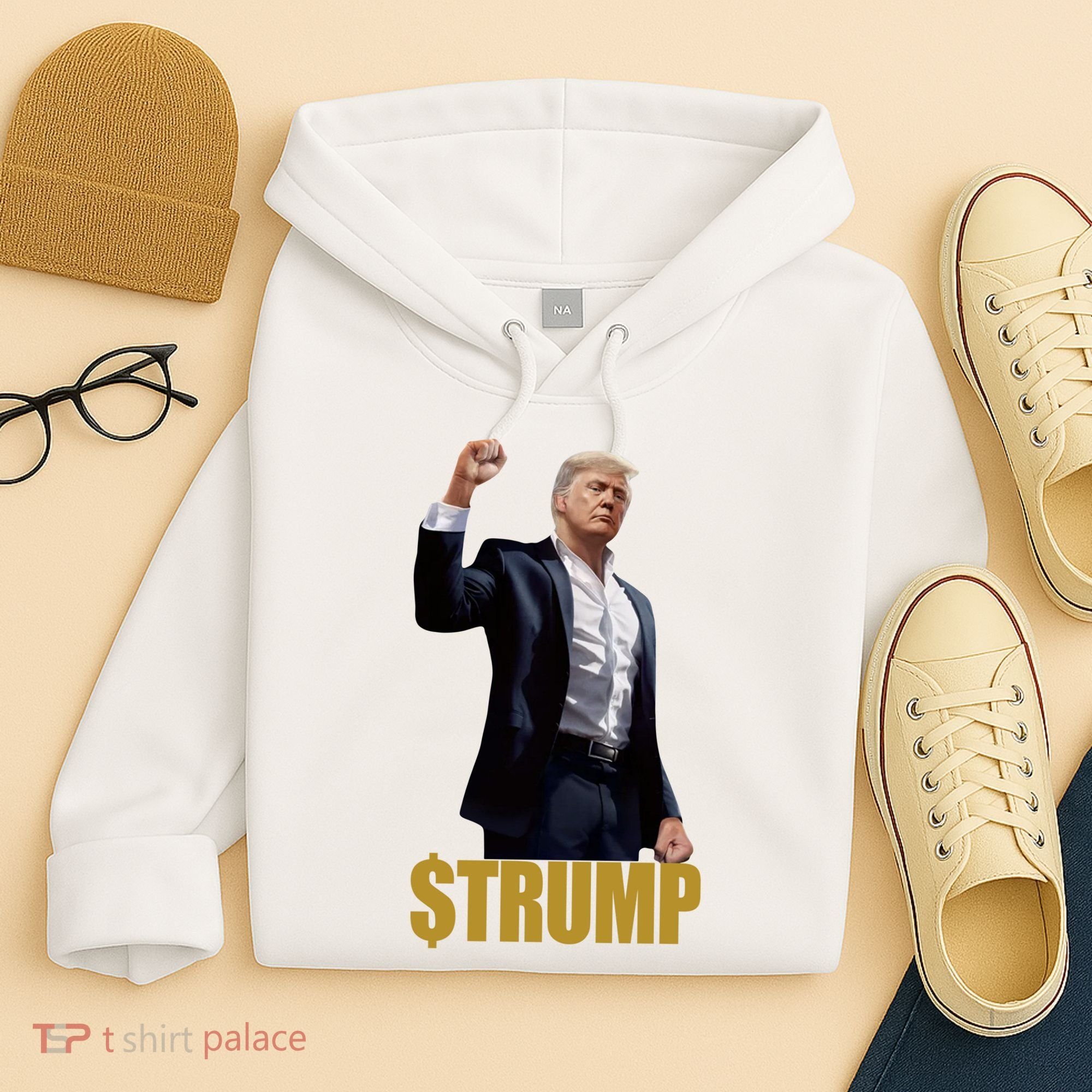 $Trump Donald Trump Meme Coin Crypto Hoodie