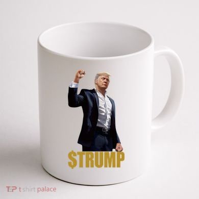 $Trump Donald Trump Meme Coin Crypto Coffee Mug back