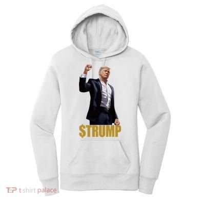 $Trump Donald Trump Meme Coin Crypto Women's Hoodie
