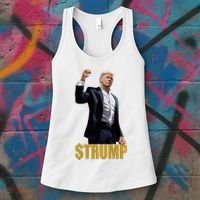 $Trump Donald Trump Meme Coin Crypto Women's Tank Top thumb 3