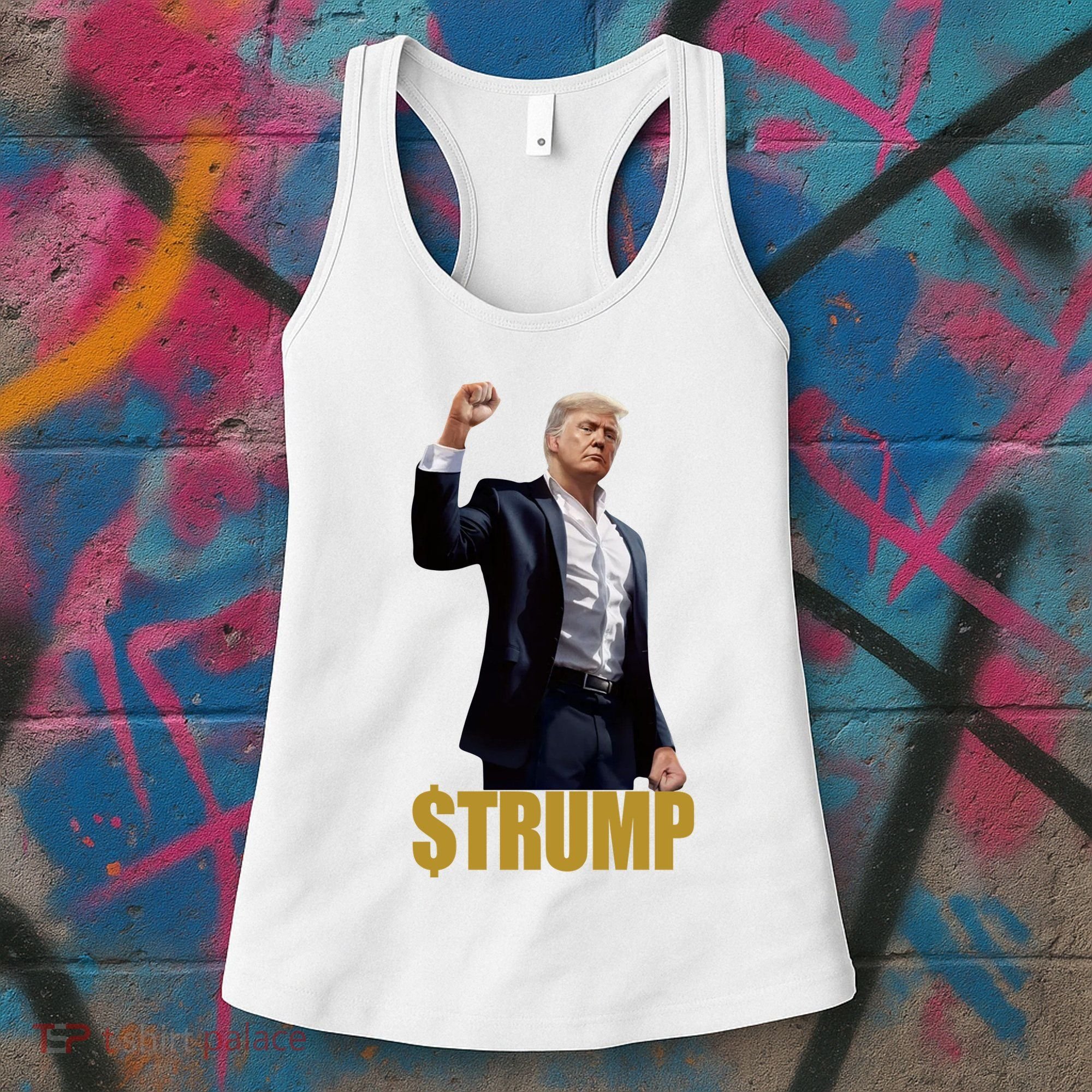 $Trump Donald Trump Meme Coin Crypto Women's Tank Top