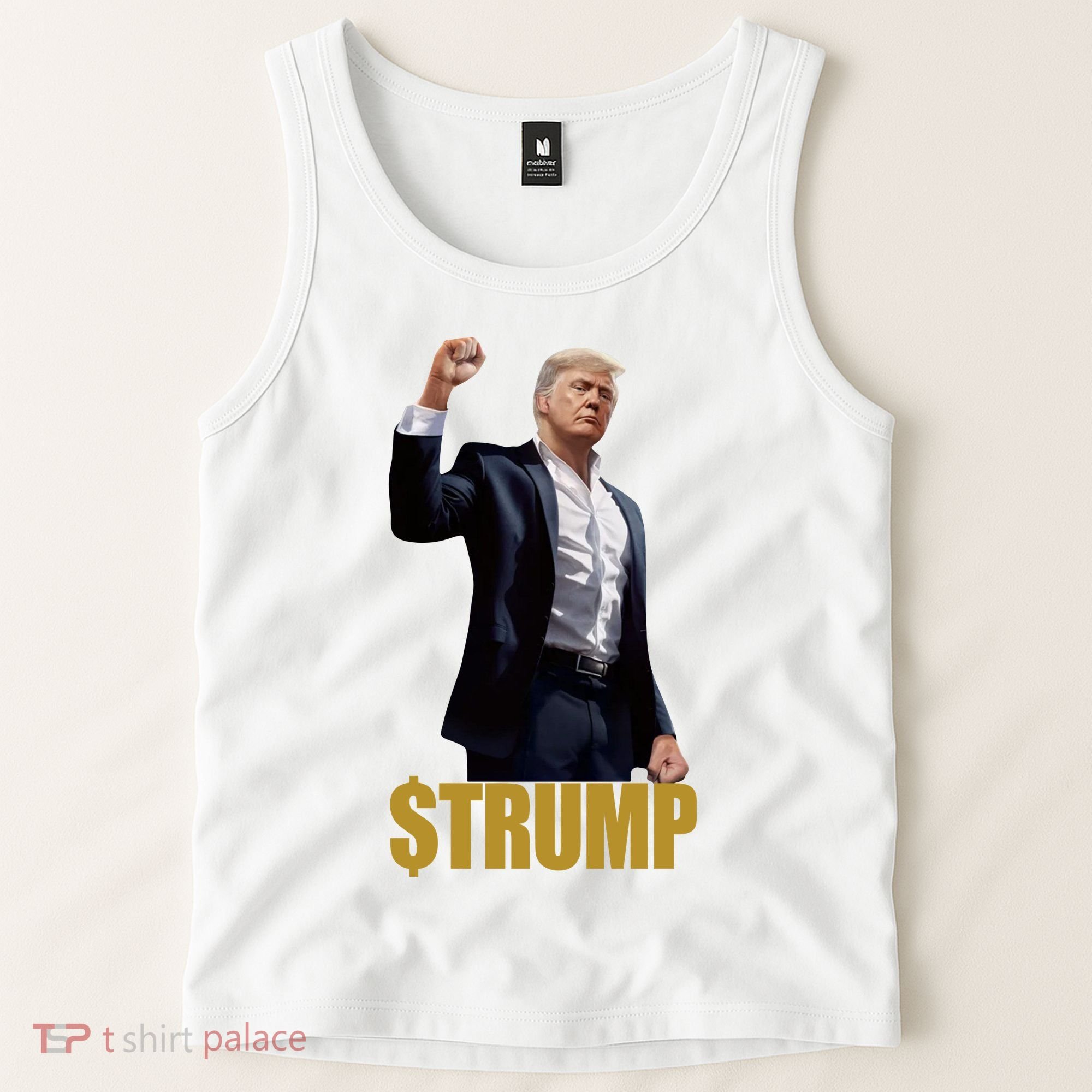 $Trump Donald Trump Meme Coin Crypto Tank Top