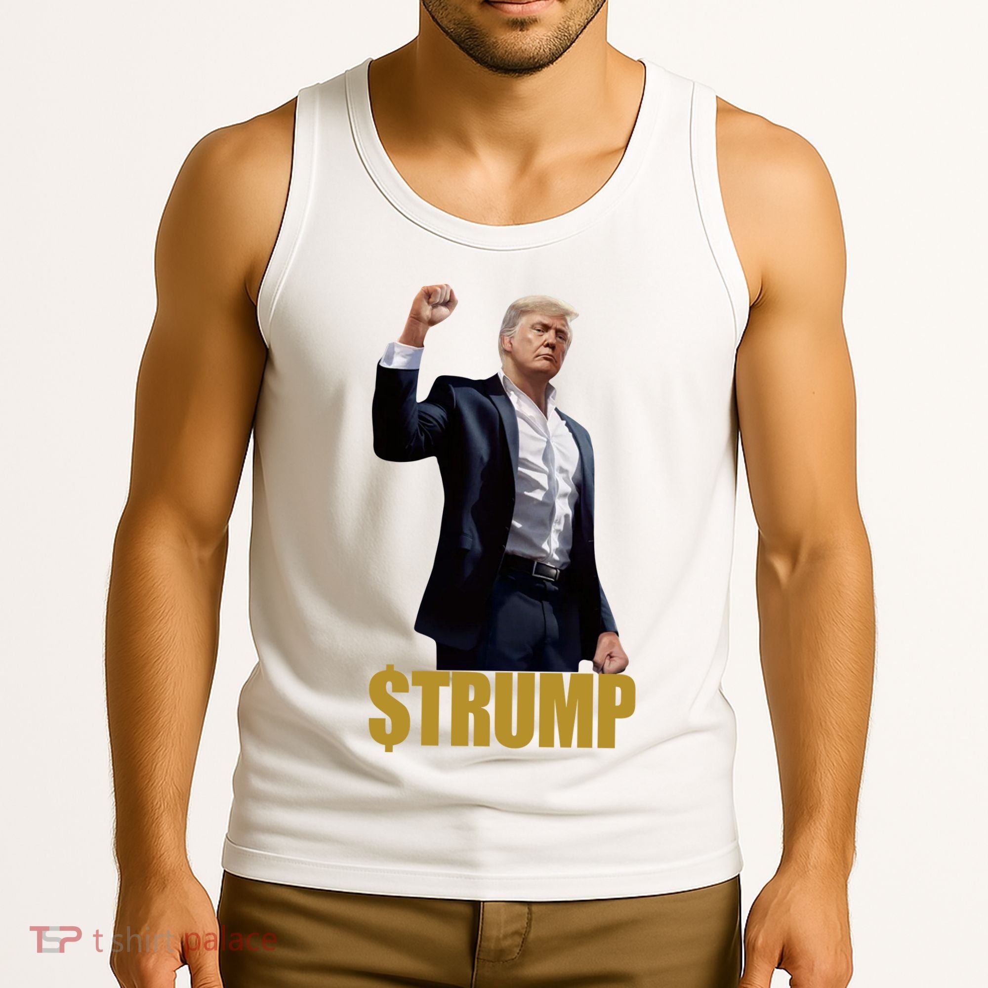 $Trump Donald Trump Meme Coin Crypto Tank Top