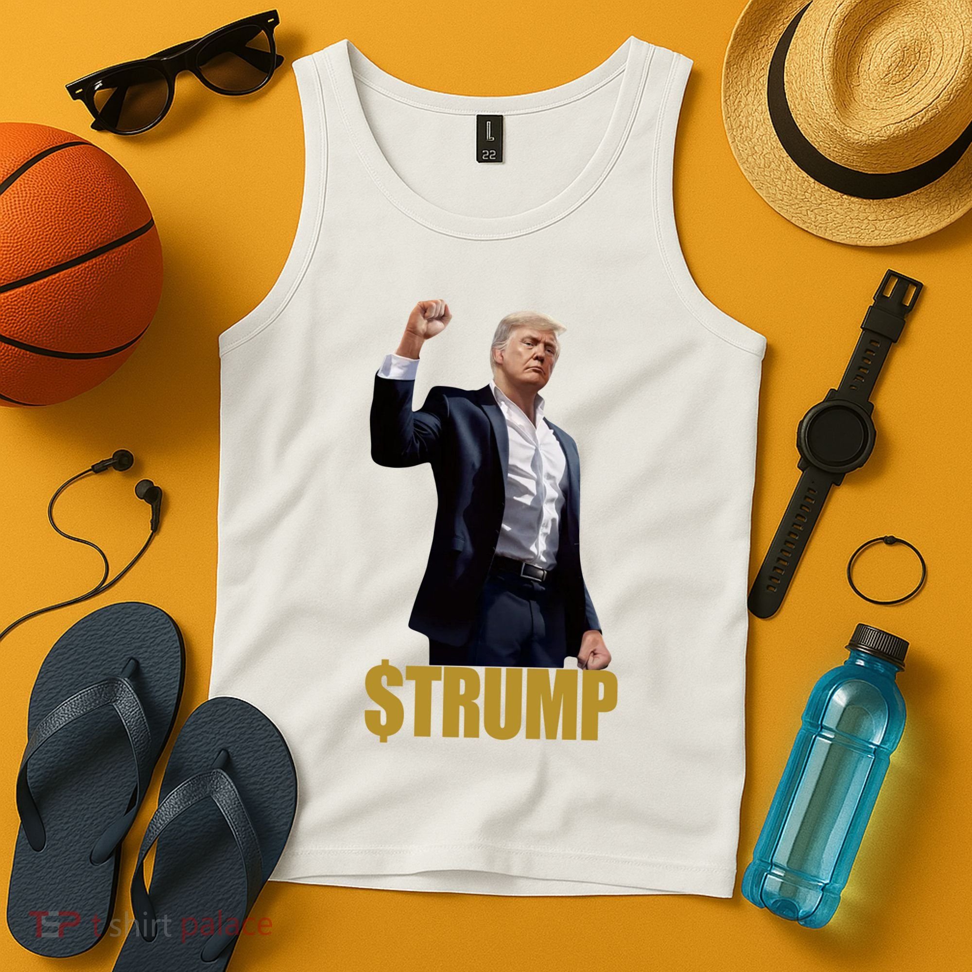$Trump Donald Trump Meme Coin Crypto Tank Top