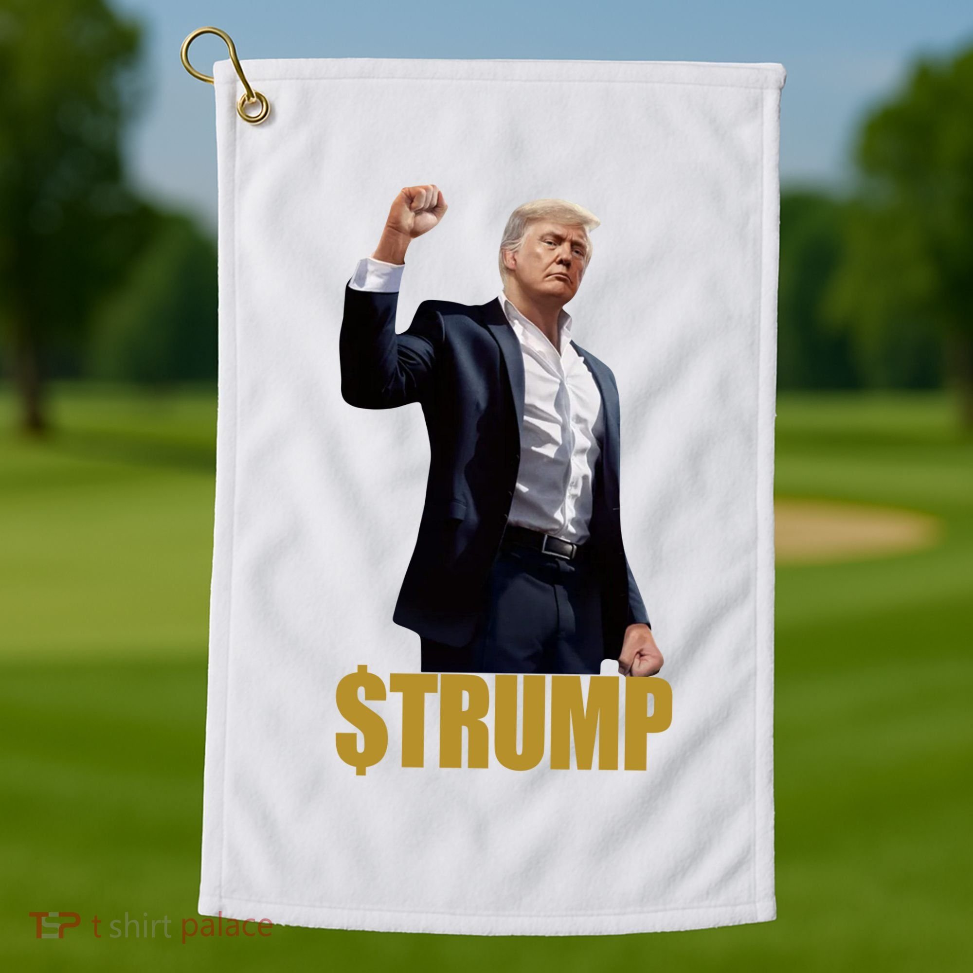 $Trump Donald Trump Meme Coin Crypto Golf Towel
