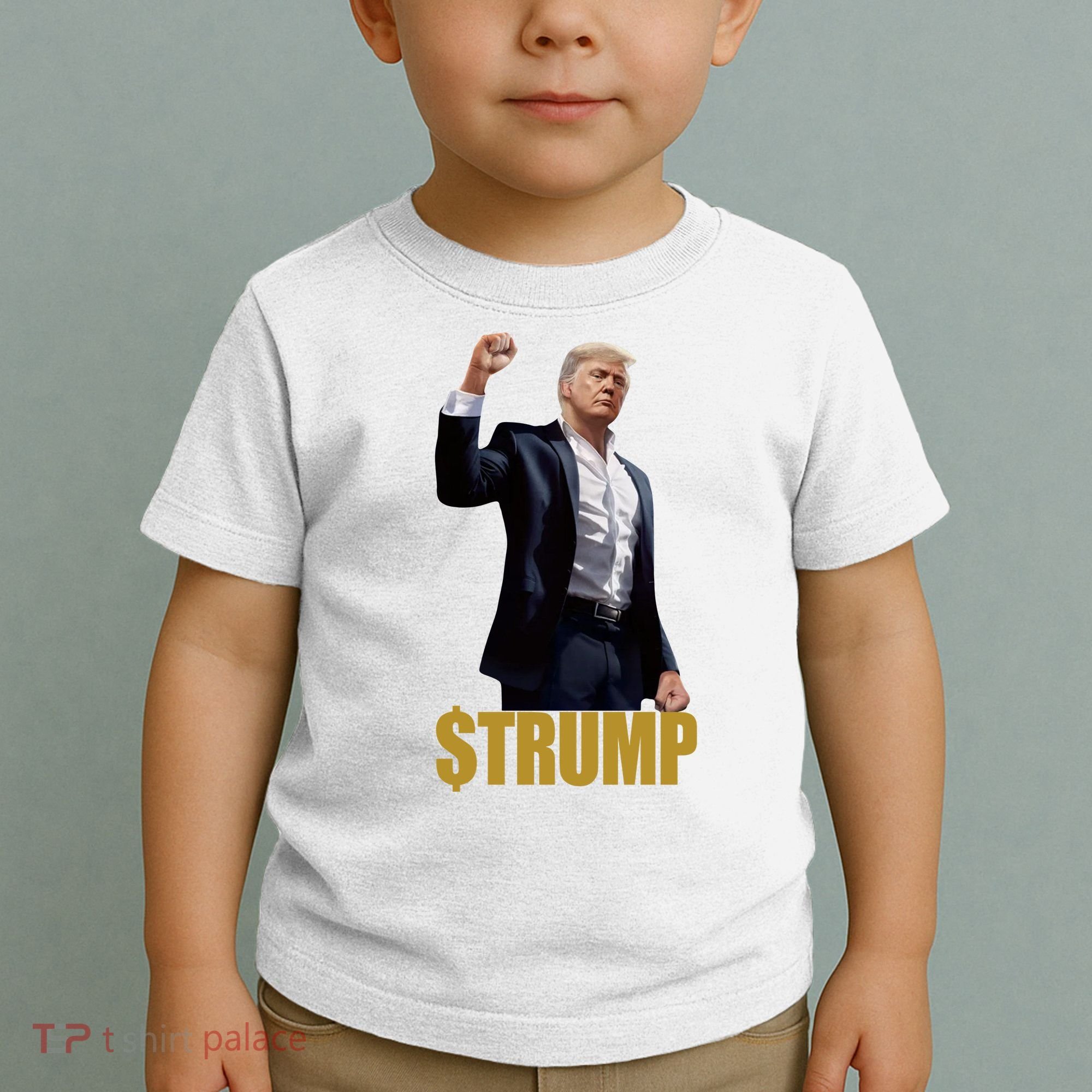 $Trump Donald Trump Meme Coin Crypto Toddler T-Shirt
