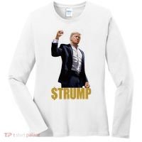 $Trump Donald Trump Meme Coin Crypto Women's Long Sleeve Shirt thumb 0