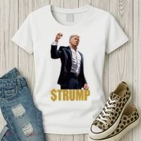 $Trump Donald Trump Meme Coin Crypto Women's T-Shirt thumb 3
