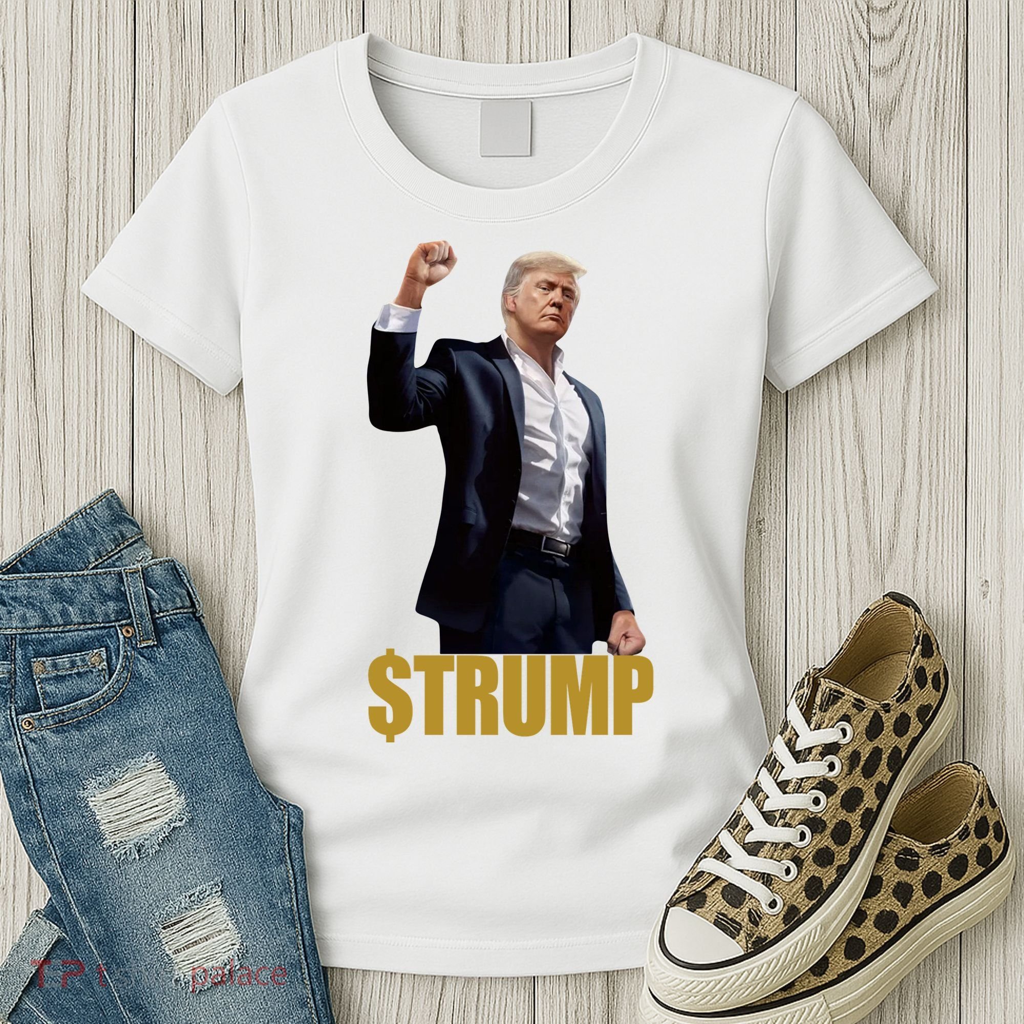 $Trump Donald Trump Meme Coin Crypto Women's T-Shirt