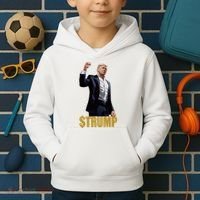 $Trump Donald Trump Meme Coin Crypto Kids Hoodie thumb 2