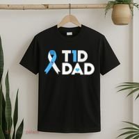 T1D Dad Type 1 Diabetes Awareness Daddy Gift T-Shirt thumb 2