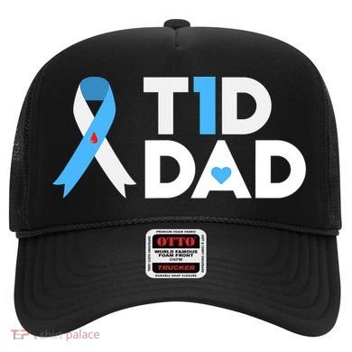 T1D Dad Type 1 Diabetes Awareness Daddy Gift Hat