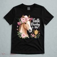 Talk Derby To Me Funny Horse Racing Meme T-Shirt thumb 5