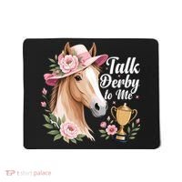 Talk Derby To Me Funny Horse Racing Meme Mousepad thumb 0