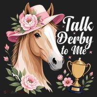 Talk Derby To Me Funny Horse Racing Meme Hat thumb 2