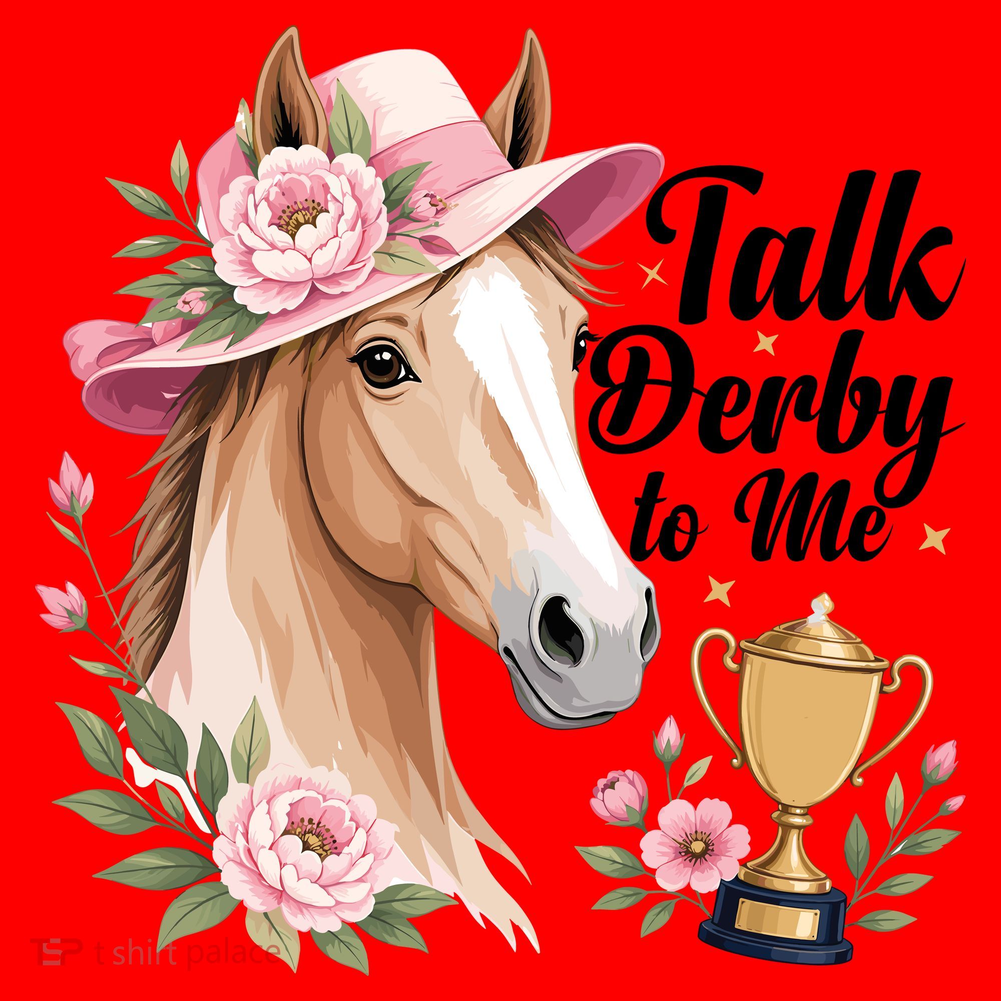 Talk Derby To Me Funny Horse Racing Meme Santa Hat