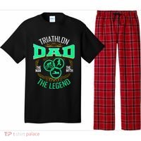 Triathlon Dad The The Myth The Legend Gift Pajama Set thumb 0