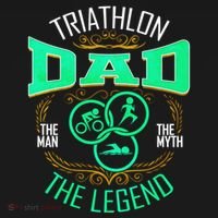 Triathlon Dad The The Myth The Legend Gift Pajama Set thumb 2