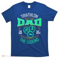 Triathlon Dad The The Myth The Legend Gift T-Shirt thumb 0