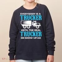 Truck Driver Truck Driver Dumper Driver Professional Driver Tipper Women's Sweatshirt thumb 0