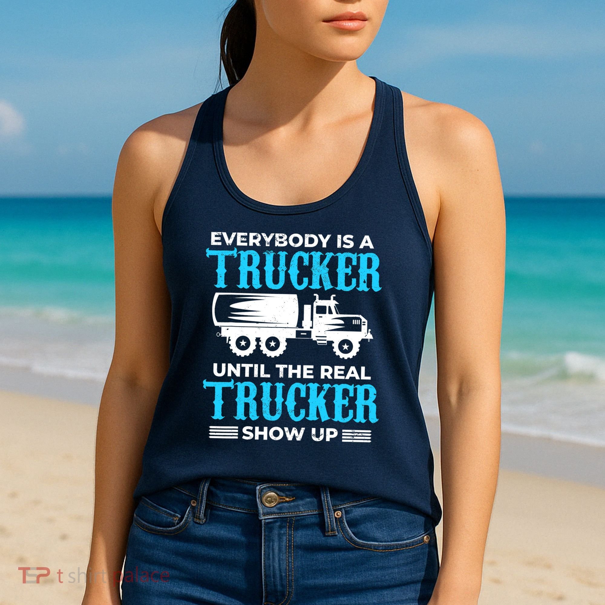 Truck Driver Truck Driver Dumper Driver Professional Driver Tipper Women's Tank Top