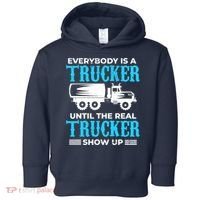 Truck Driver Truck Driver Dumper Driver Professional Driver Tipper Toddler Hoodie thumb 0