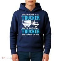 Truck Driver Truck Driver Dumper Driver Professional Driver Tipper Kids Hoodie thumb 4