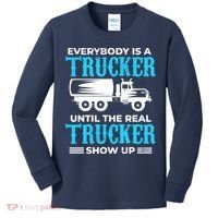 Truck Driver Truck Driver Dumper Driver Professional Driver Tipper Kids Long Sleeve Shirt thumb 0