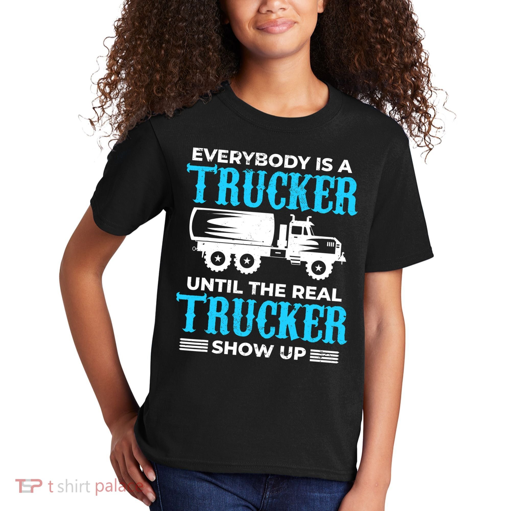 Truck Driver Truck Driver Dumper Driver Professional Driver Tipper Kids T-Shirt