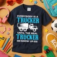 Truck Driver Truck Driver Dumper Driver Professional Driver Tipper Kids T-Shirt thumb 3