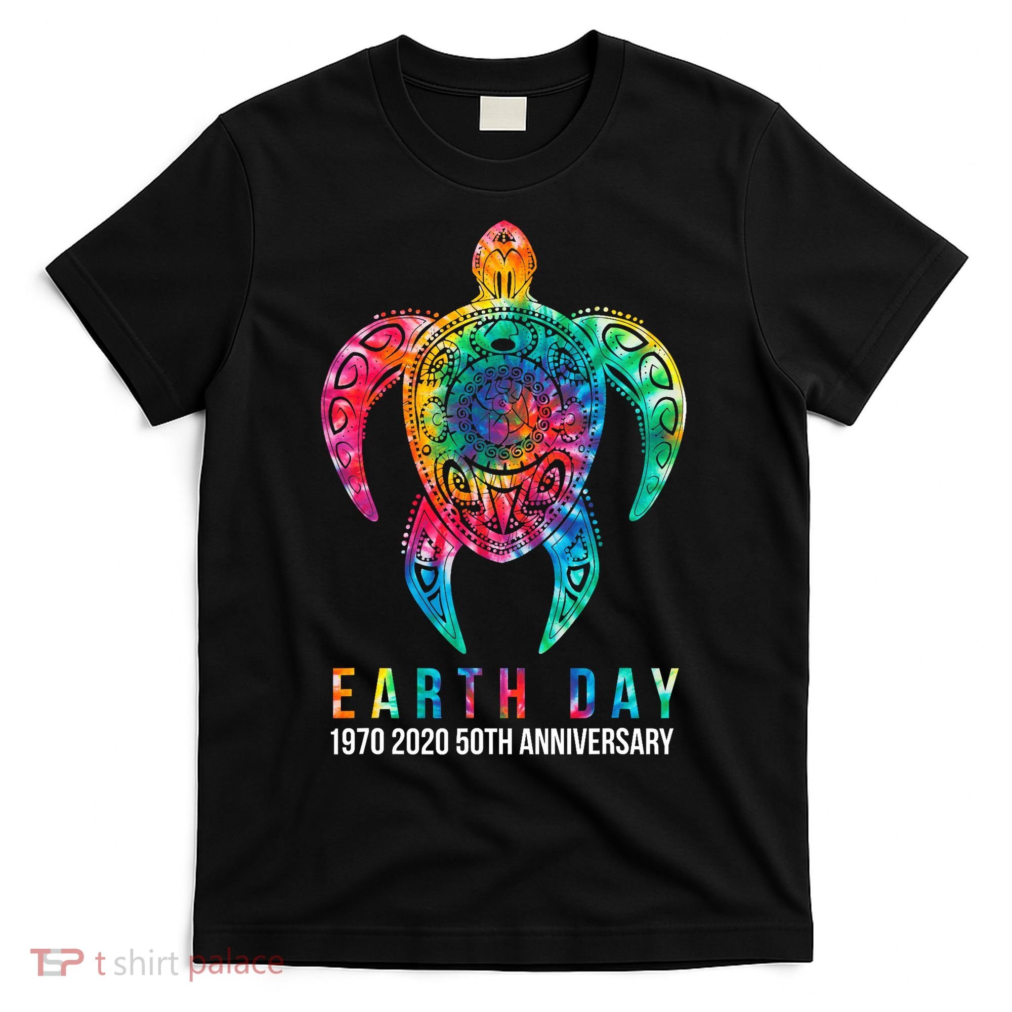 Tie Dye Turtle Lover Earth Day 2024 Costume Environmental T-Shirt