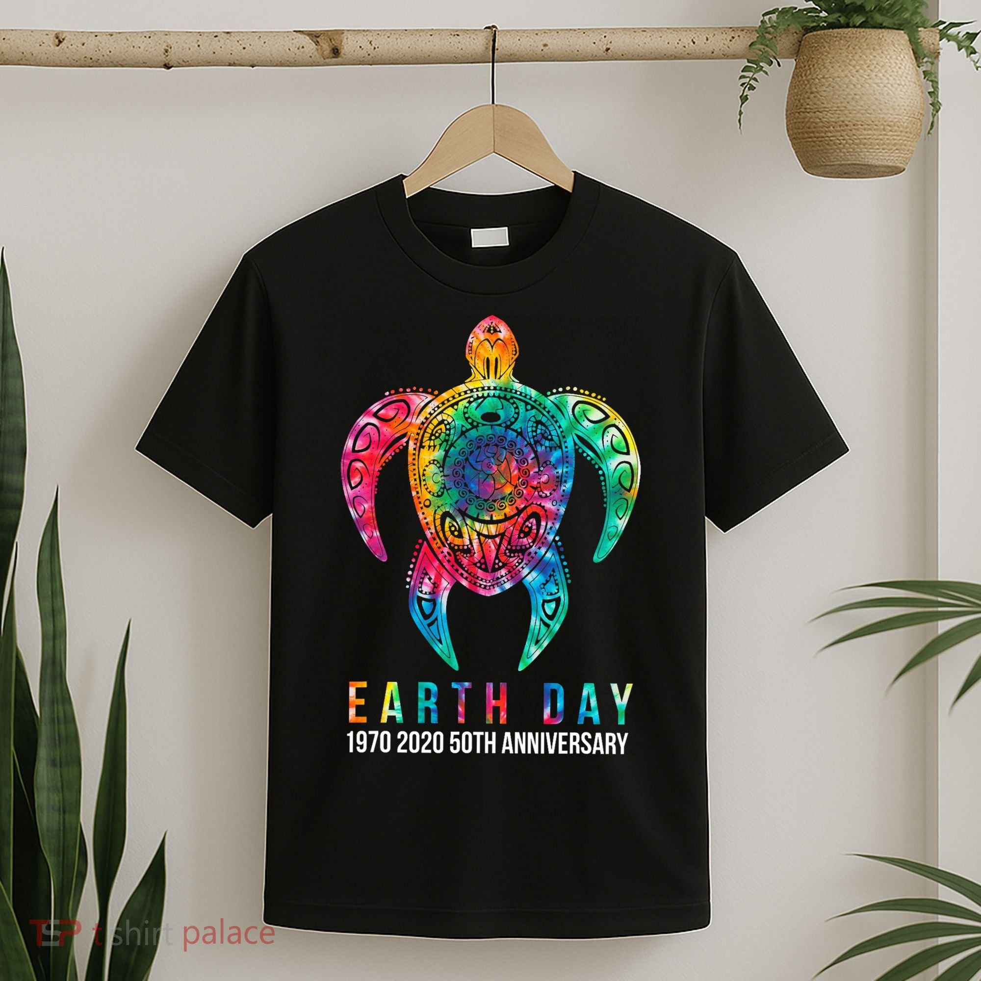 Tie Dye Turtle Lover Earth Day 2024 Costume Environmental T-Shirt