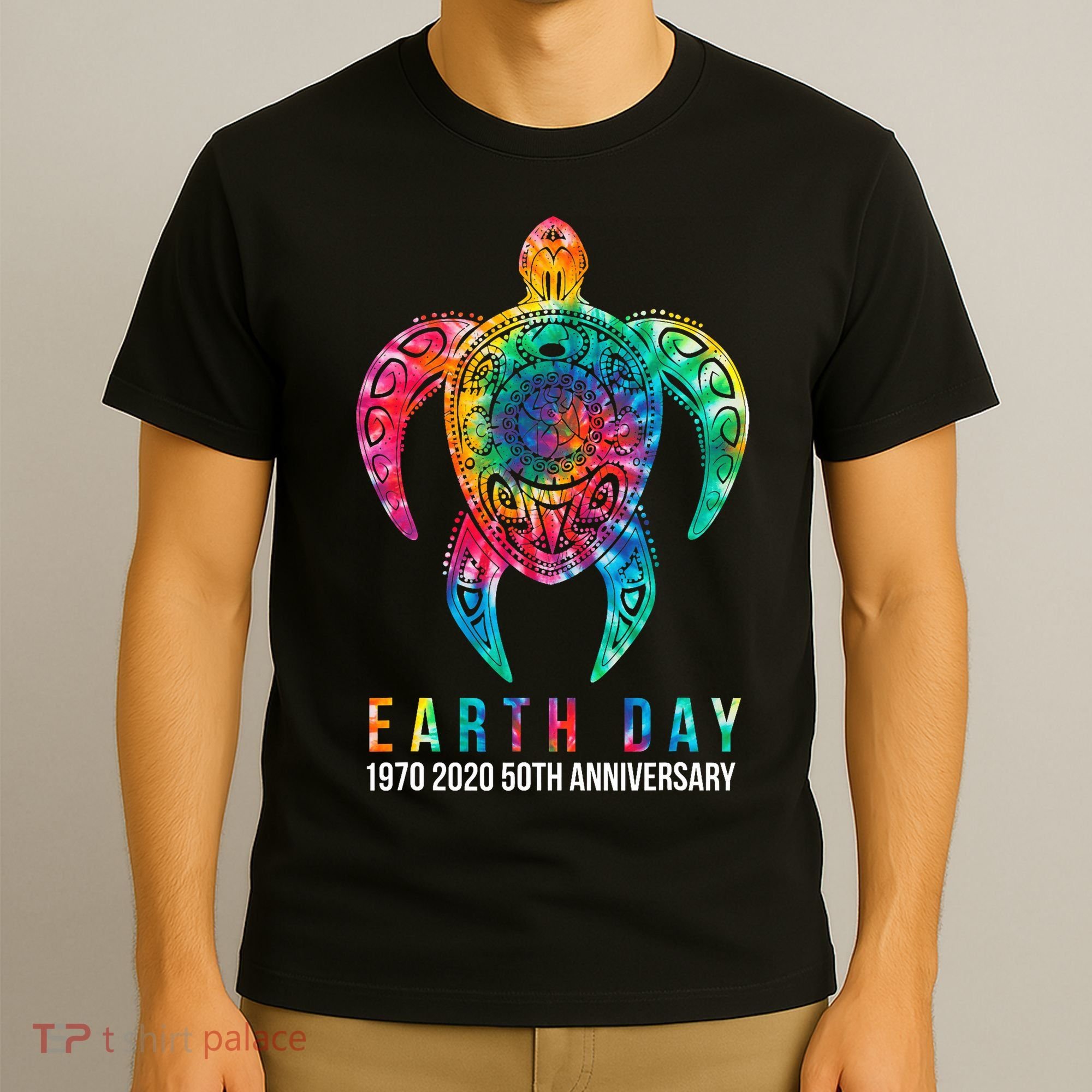 Tie Dye Turtle Lover Earth Day 2024 Costume Environmental T-Shirt