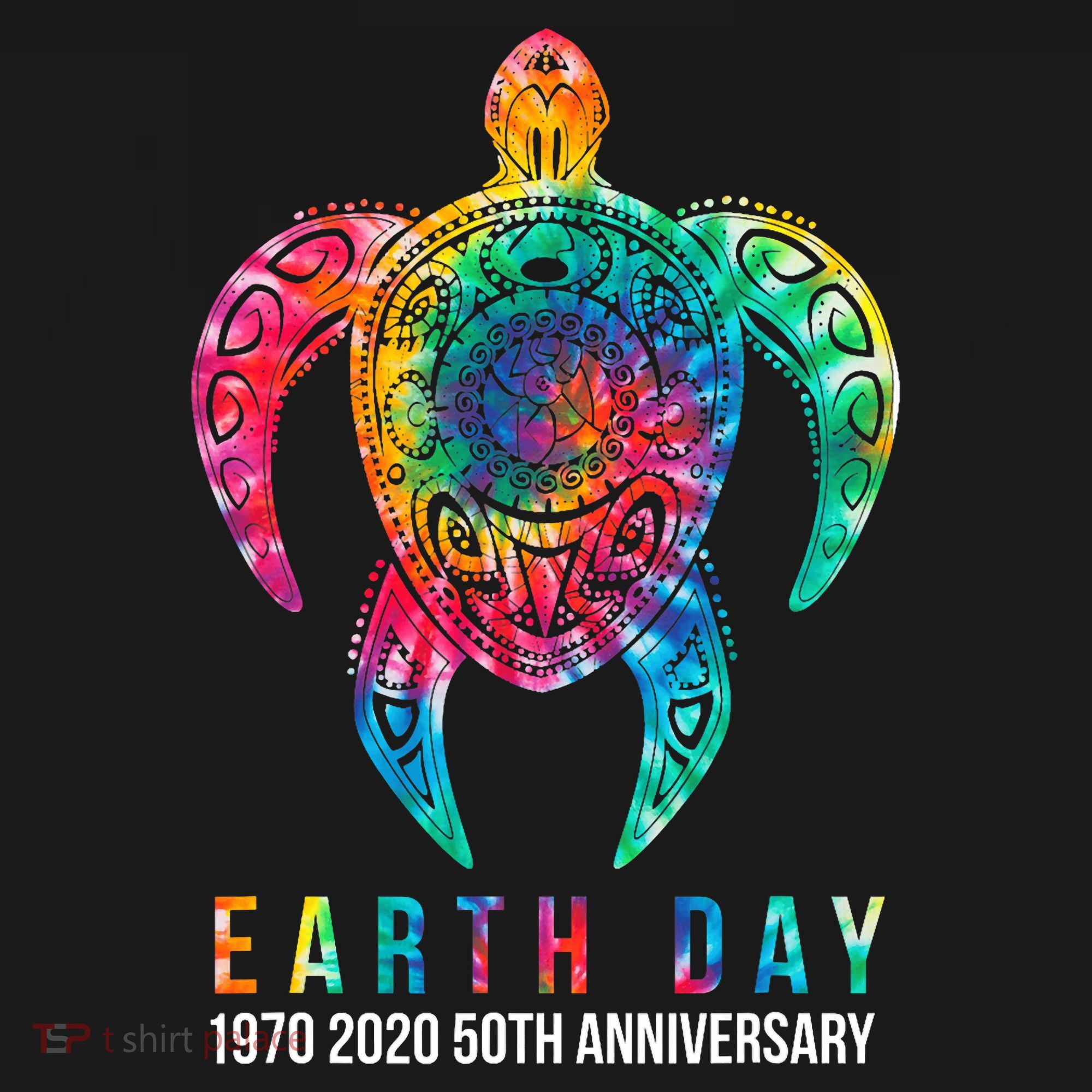 Tie Dye Turtle Lover Earth Day 2024 Costume Environmental Coaster