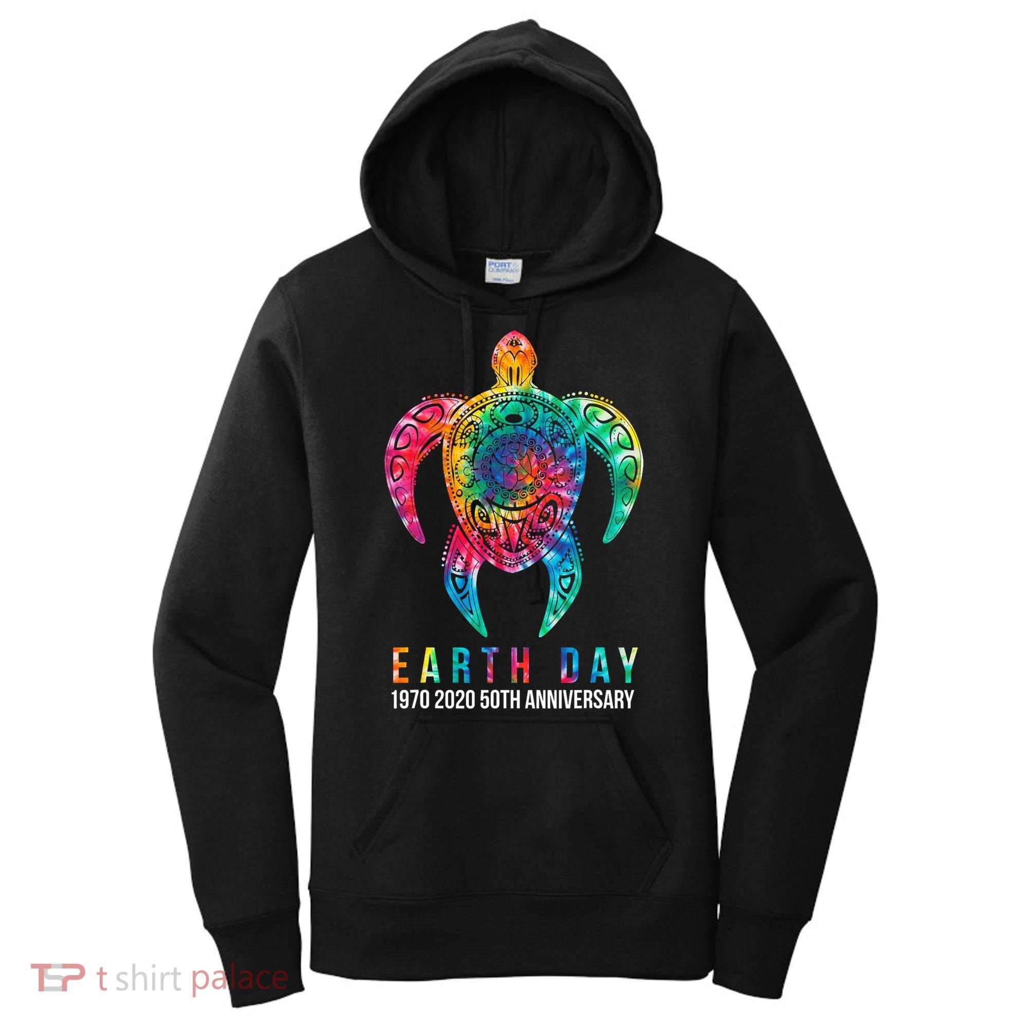 Tie Dye Turtle Lover Earth Day 2024 Costume Environmental Women's Hoodie