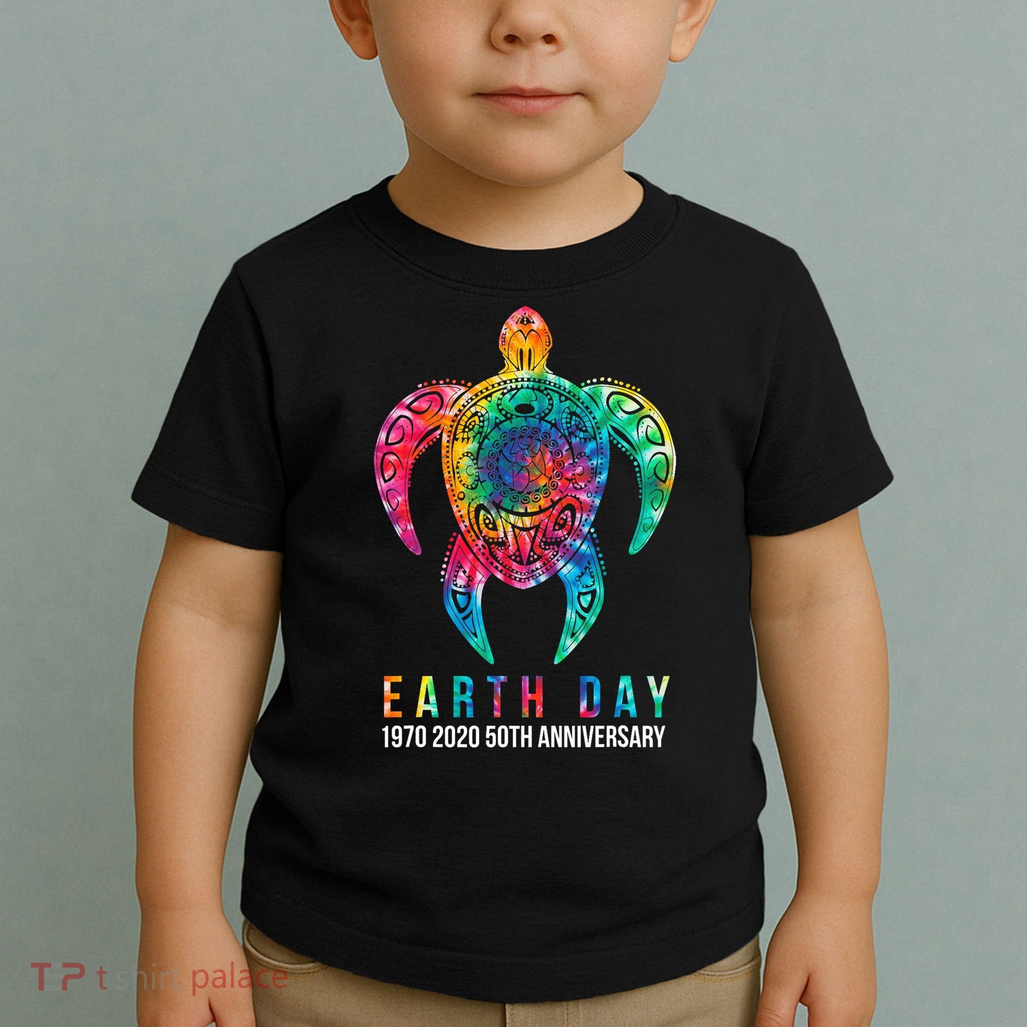 Tie Dye Turtle Lover Earth Day 2024 Costume Environmental Toddler T-Shirt