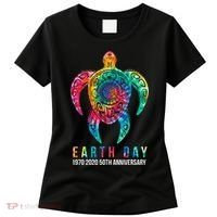 Tie Dye Turtle Lover Earth Day 2024 Costume Environmental Women's T-Shirt thumb 0