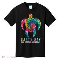 Tie Dye Turtle Lover Earth Day 2024 Costume Environmental Kids T-Shirt thumb 0