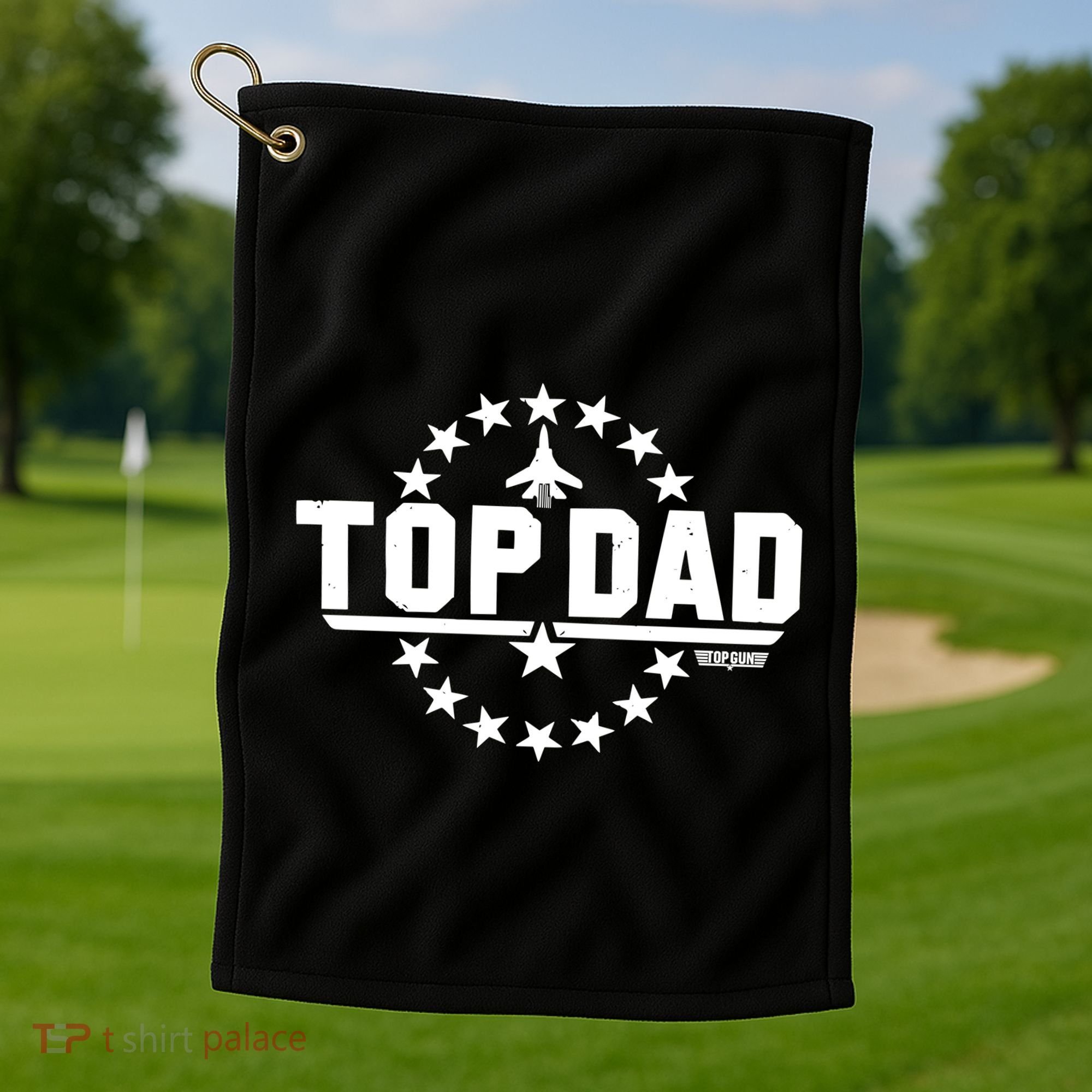 Top Dad Golf Towel