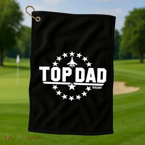 Top Dad Golf Towel