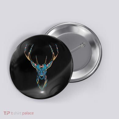 Trippy Deer Button
