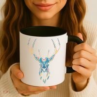 Trippy Deer Coffee Mug thumb 3