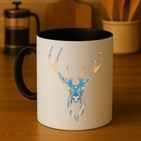 Trippy Deer Coffee Mug thumb 4