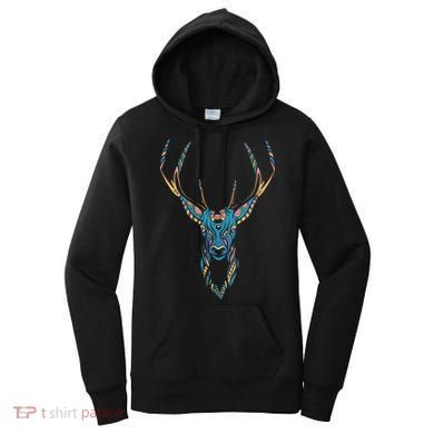 Trippy Deer Women's Hoodie