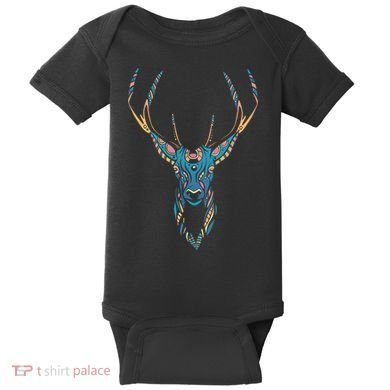 Trippy Deer Baby Bodysuit