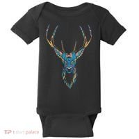 Trippy Deer Baby Bodysuit thumb 0